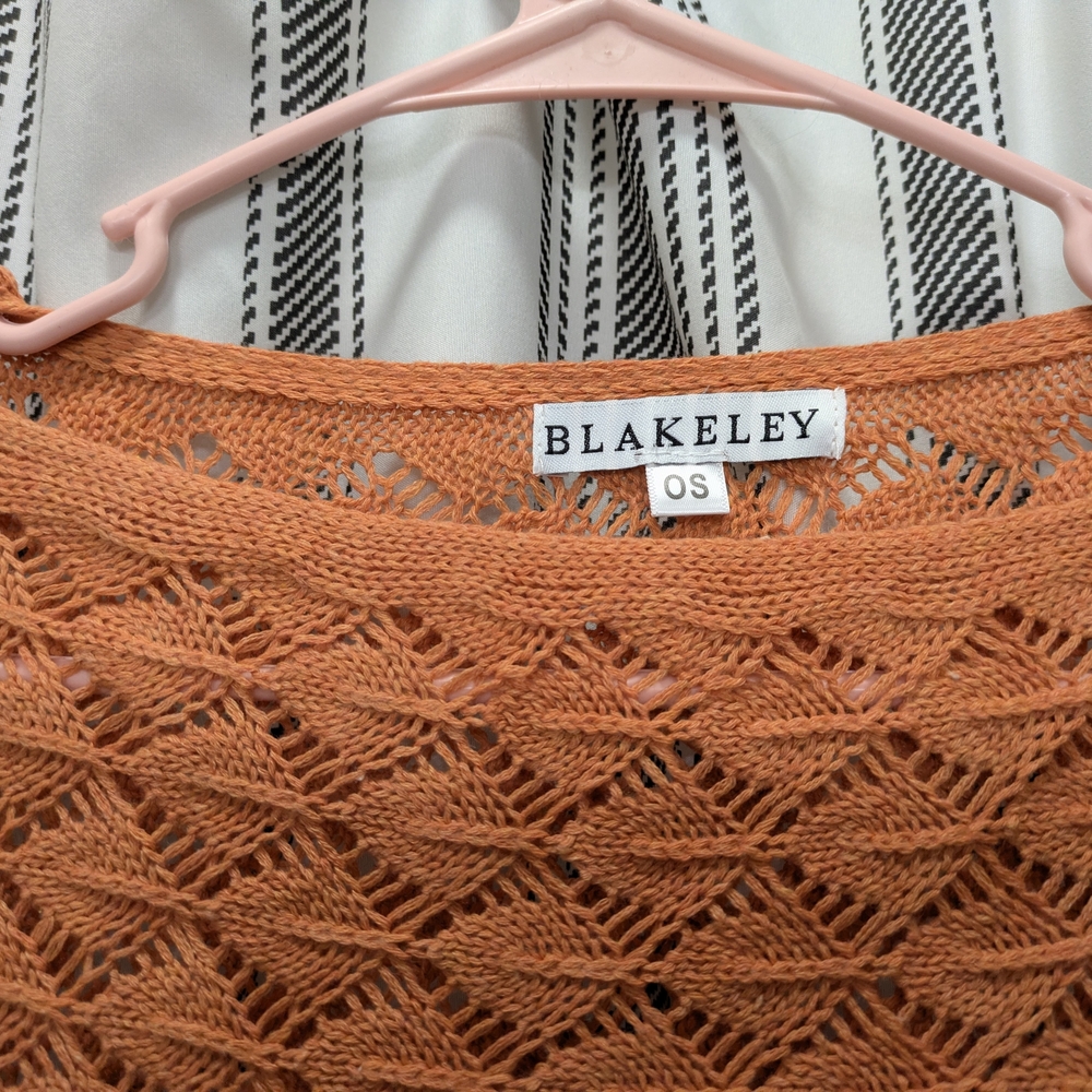 Blakeley Orange Knit Top